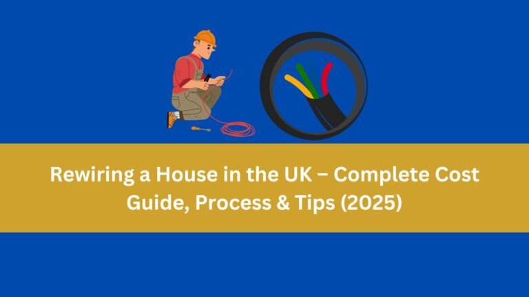 Rewiring a House in the UK – Complete Cost Guide, Process & Tips (2025)