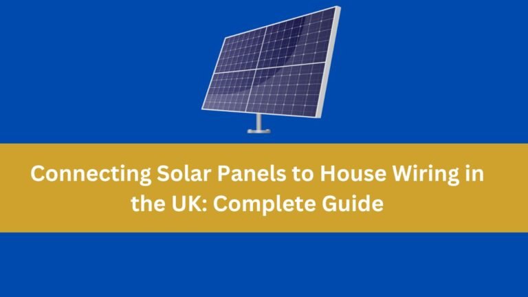 Connecting solar panels
