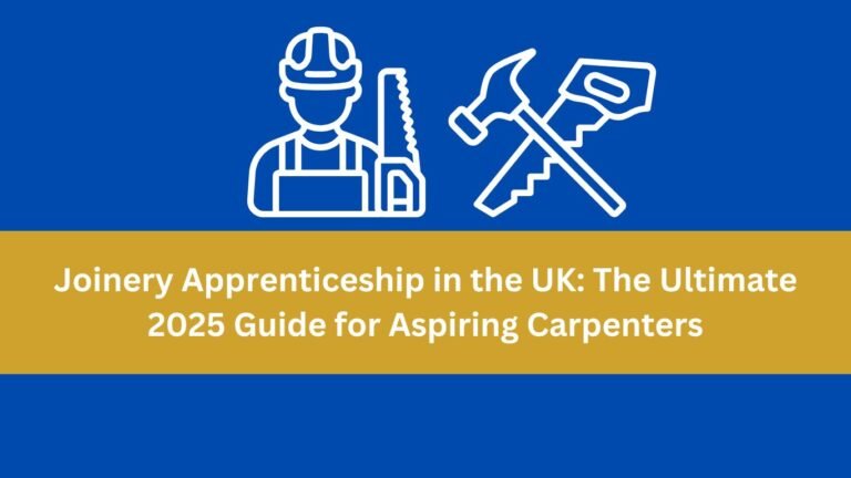 Joinery Apprenticeship in the UK: The Ultimate 2025 Guide for Aspiring Carpenters